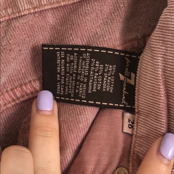 7 for all man kind skinny cords - Picture 3 of 5